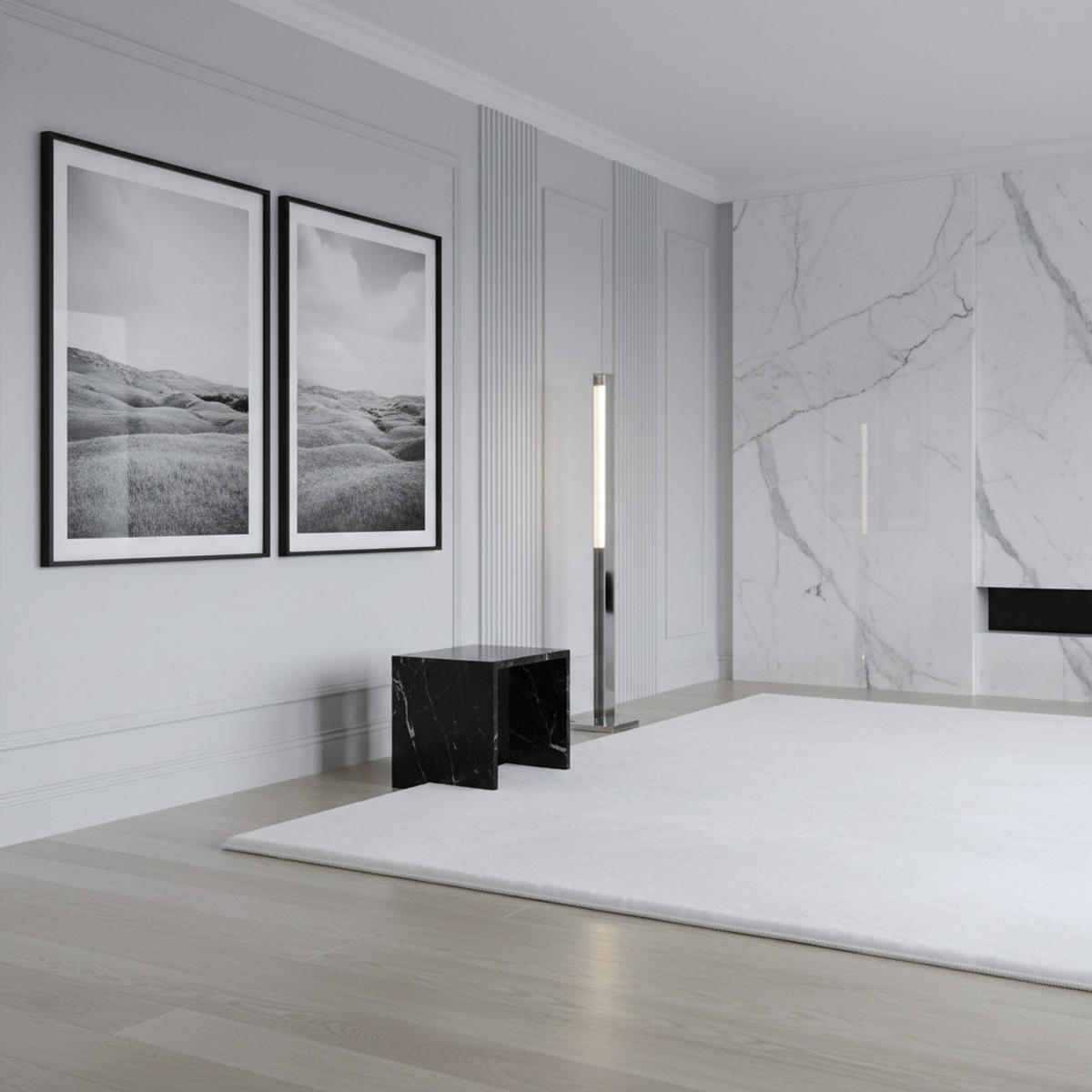 TEPPICH Kurzflor Uni Modern Waschbar Schlafzimmer Strapazierfähig Weiß 200x290 cm OEKO-TEX – NECKAR - Weiß, Textil (200/290cm) - KADIMA DESIGN