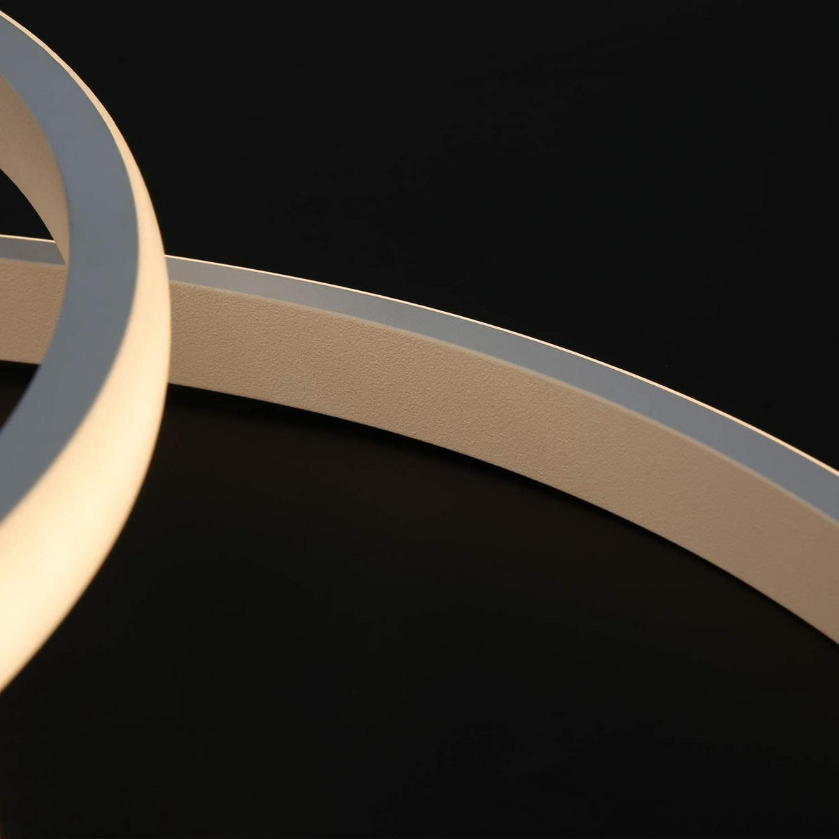 LED-DECKENLEUCHTE Klaus 57/53/12 cm - Weiß, Metall (57/53/12cm) - Nettlife