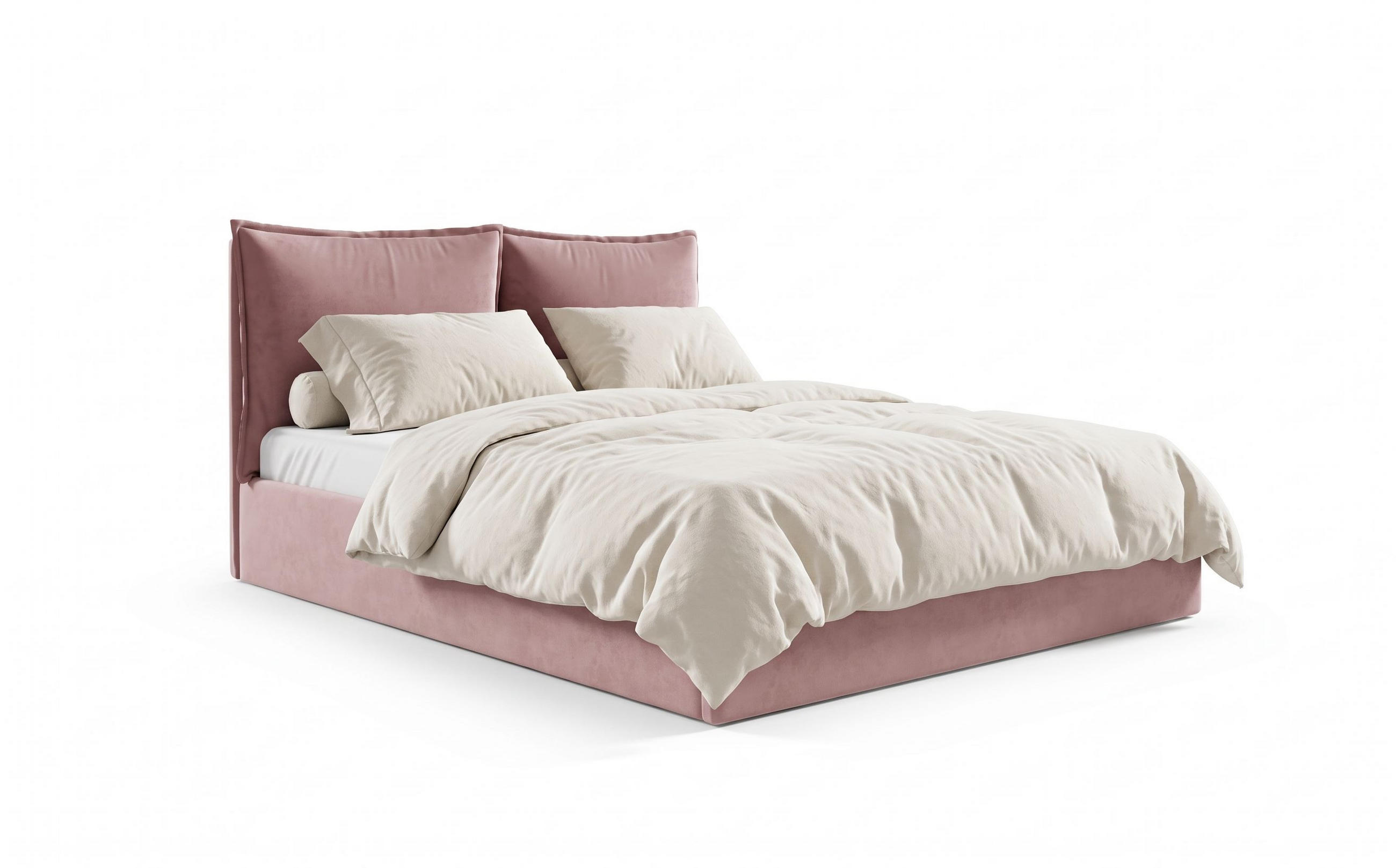 Bettso Polsterbett Rosa 200x200 cm