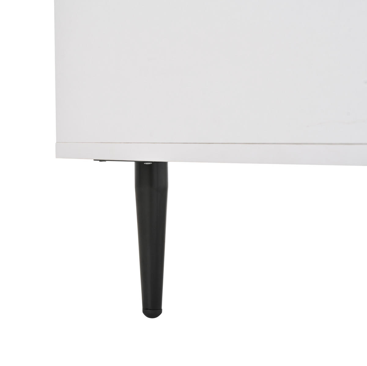 COUCHTISCH 105/50/43 cm höhenverstellbar mit Stauraum und LED-Beleuchtung in Weiß - Weiß, Holzwerkstoff (105/50/43cm) - Flora Grace
