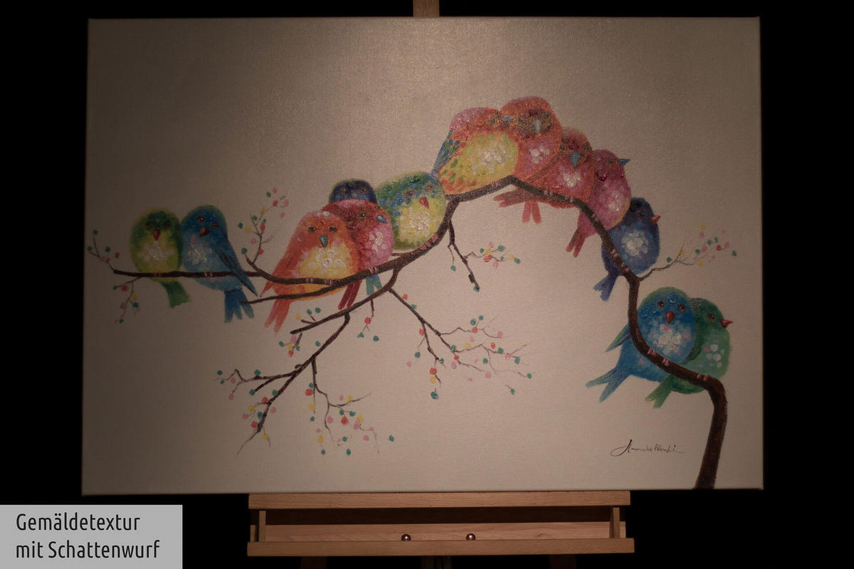 ÖLGEMÄLDE 100/70 cm - Multicolor, Holz/Textil (1.78/70cm) - KUNSTLOFT