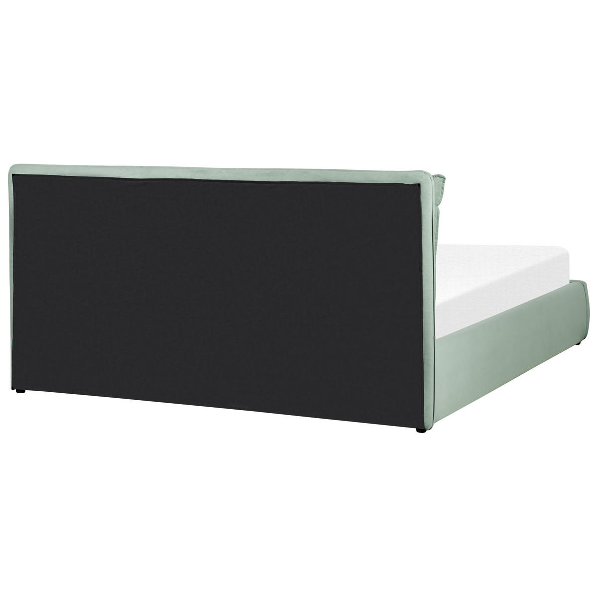 BETT 180/200cm Mintgrün Bajonna - Mintgrün, Textil (180/200cm) - Beliani