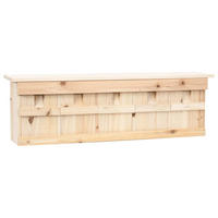 SPATZENHAUS 5-Fach 68/15/21 Cm Tannenholz - Braun, Holz (15/21/68cm) - vidaXL