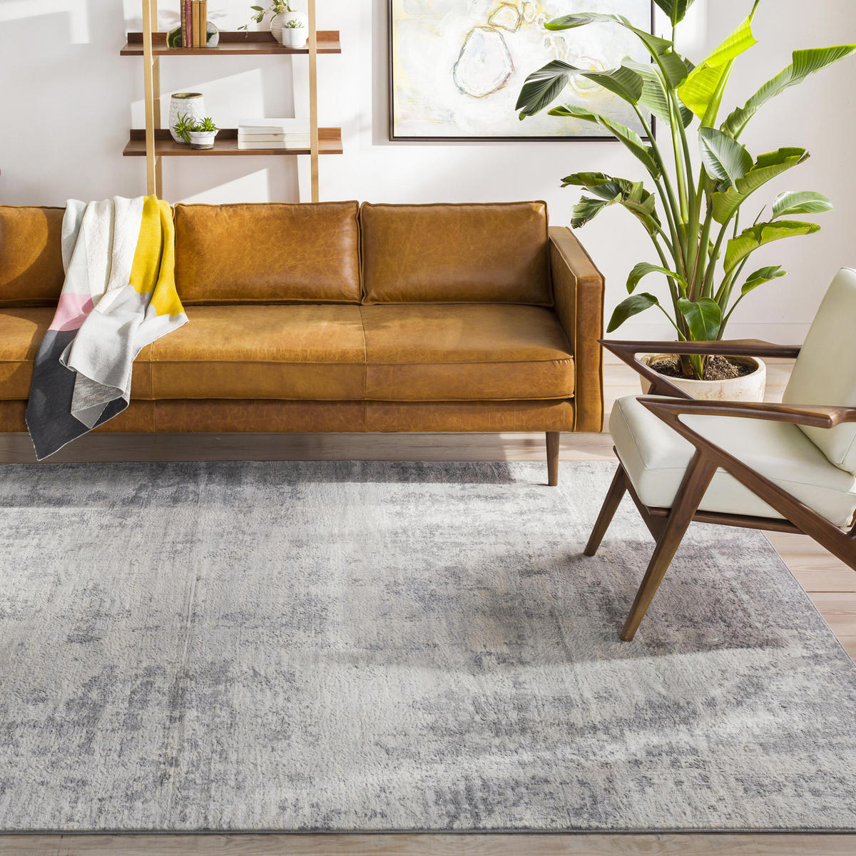 KURZFLORTEPPICH 120x170 cm Grau - Grau, Naturmaterialien/Textil (140/200cm) - LIVABLISS
