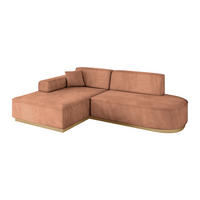 ECKSOFA Ottomane Links IREA-L1-v2 - 234x171x83 cm Koralle - Koralle, Holzwerkstoff/Textil (234/171cm) - ALTDECOR