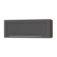 KÜCHENHÄNGESCHRANK Kvantum W4BS/90-AV Graphit Matt / Lava Matt 90 / 32,5 / 36cm - Dunkelgrau/Graphitfarben, Holz/Holzwerkstoff (90/36/32.5cm) - Feldmann-Wohnen