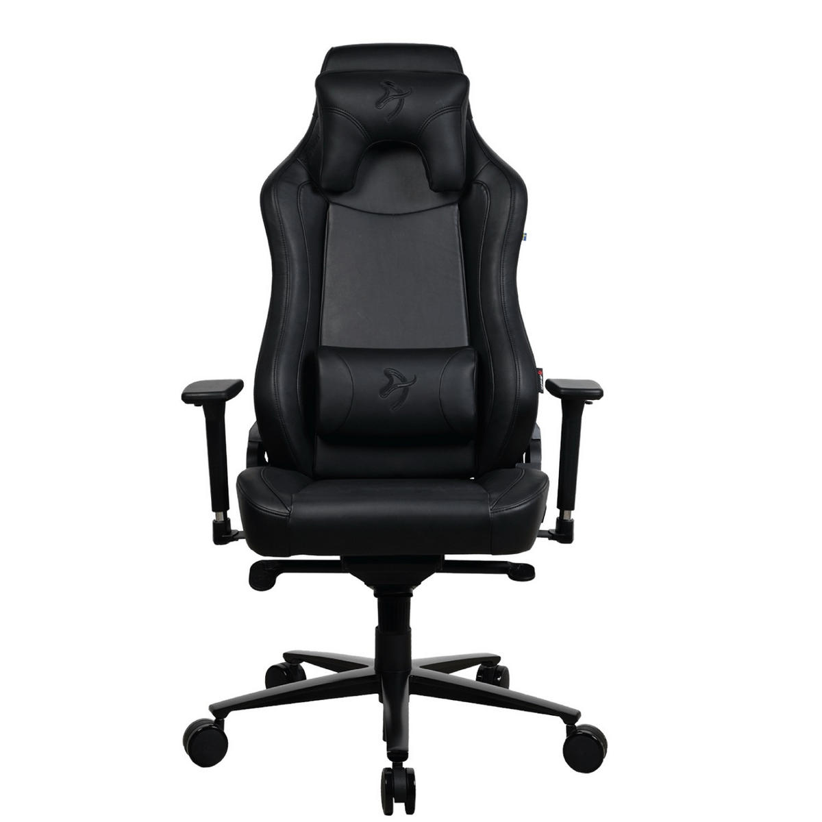 GAMINGSTUHL Vernazza SoftPU™ Reines Schwarz - Schwarz, Kunststoff/Metall (68/135/50cm) - Arozzi