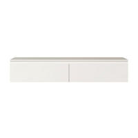 TV stolek Bemmi bílý 150/28/32 cm - bílá, kompozitní dřevo (150/28.4/31.8cm) - Selsey