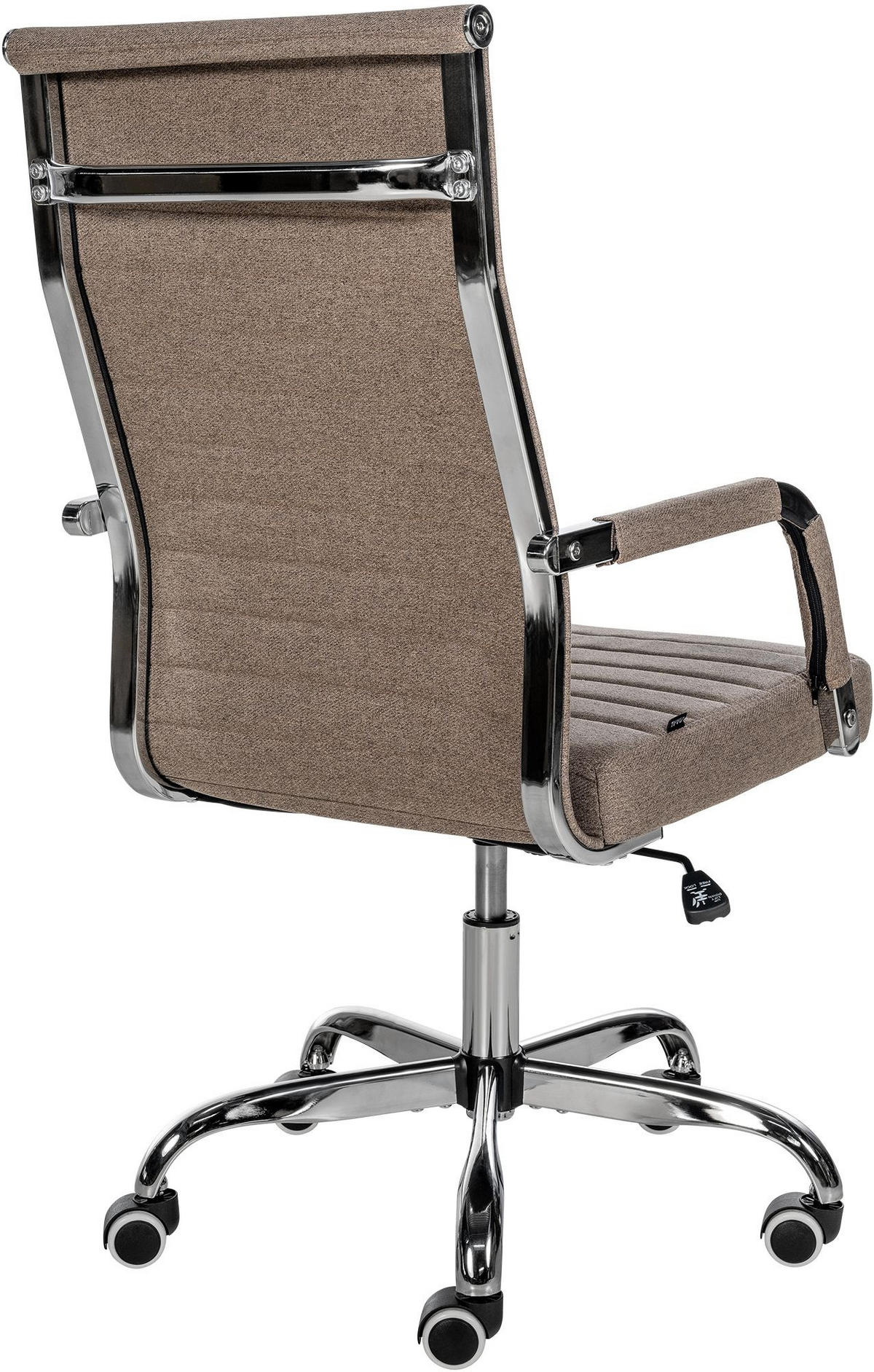 DREHSTUHL Stoff taupe - Taupe, Textil/Metall (51/98/63cm) - CLP
