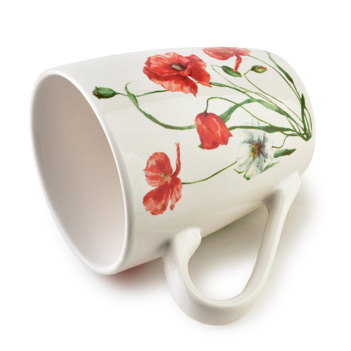 HRNEK Sonic, porcelán - červená, keramika (0.35L) - Mondex