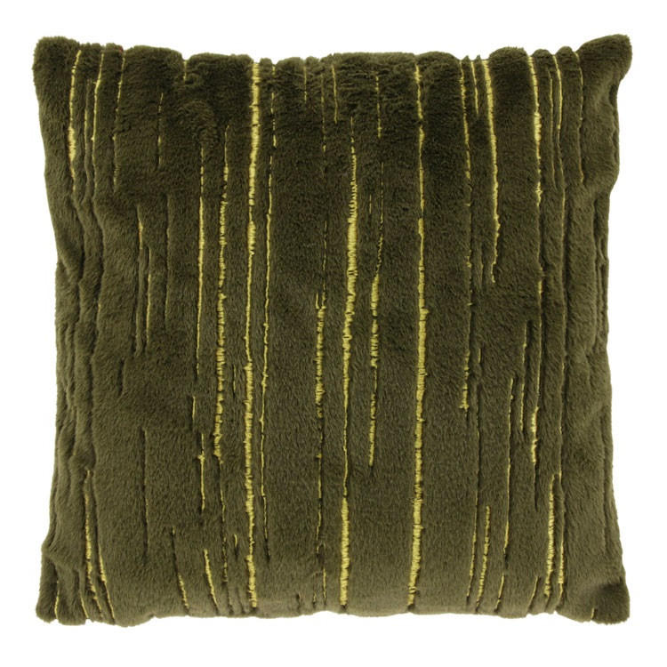 KISSEN Kristy - Grün - 45/45/ cm - Grün, Textil (45/45cm) - Unique Living