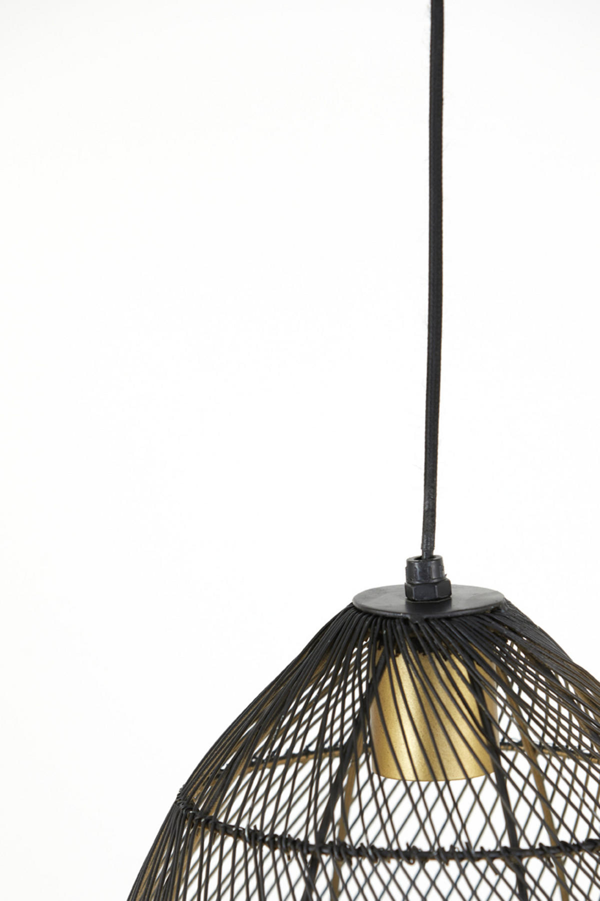 HÄNGELAMPE Meya Schwarz Ø23/31 cm - Schwarz, Metall (23/23/31cm) - Light & Living