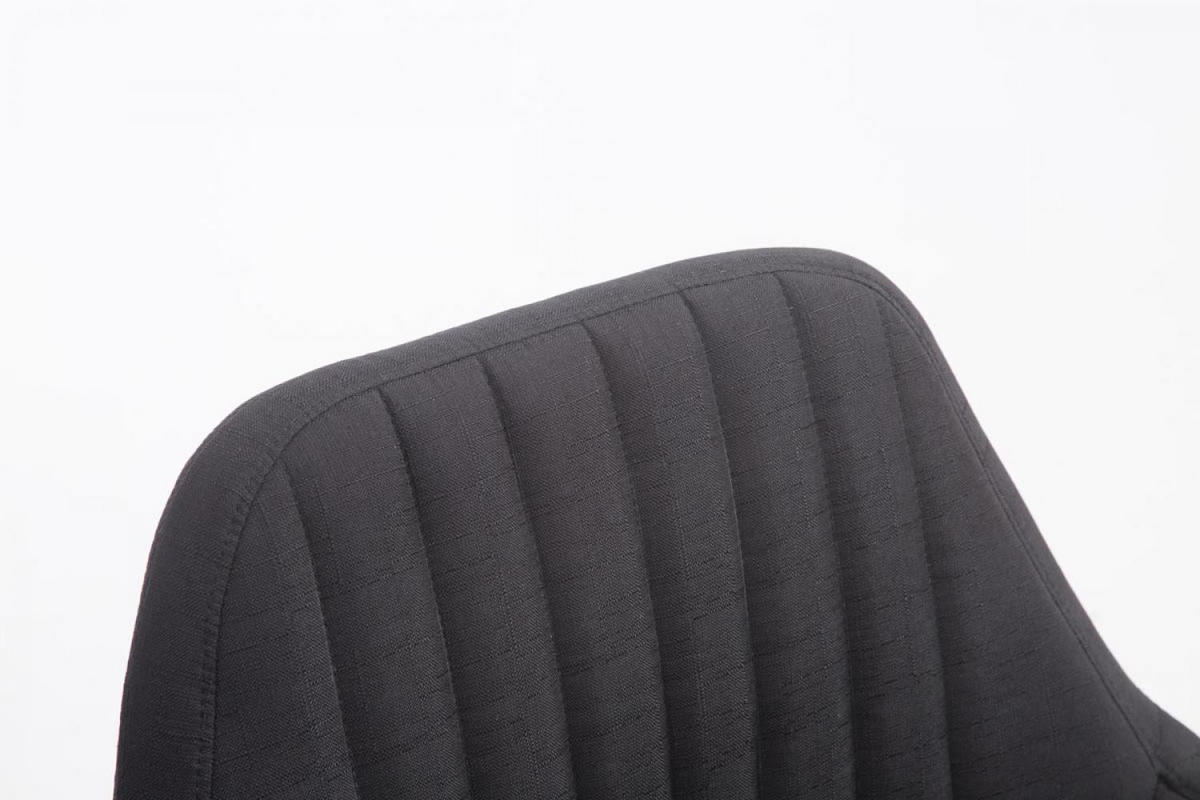 ARMLEHNENSTUHL Stoff schwarz - Schwarz/Weiß, Holz/Textil (67/93/58cm) - CLP