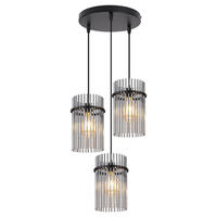 PENDELLEUCHTE BEATRIX Ⅲ 25/25/150 cm - Schwarz, Metall (25/25/150cm) - Nettlife