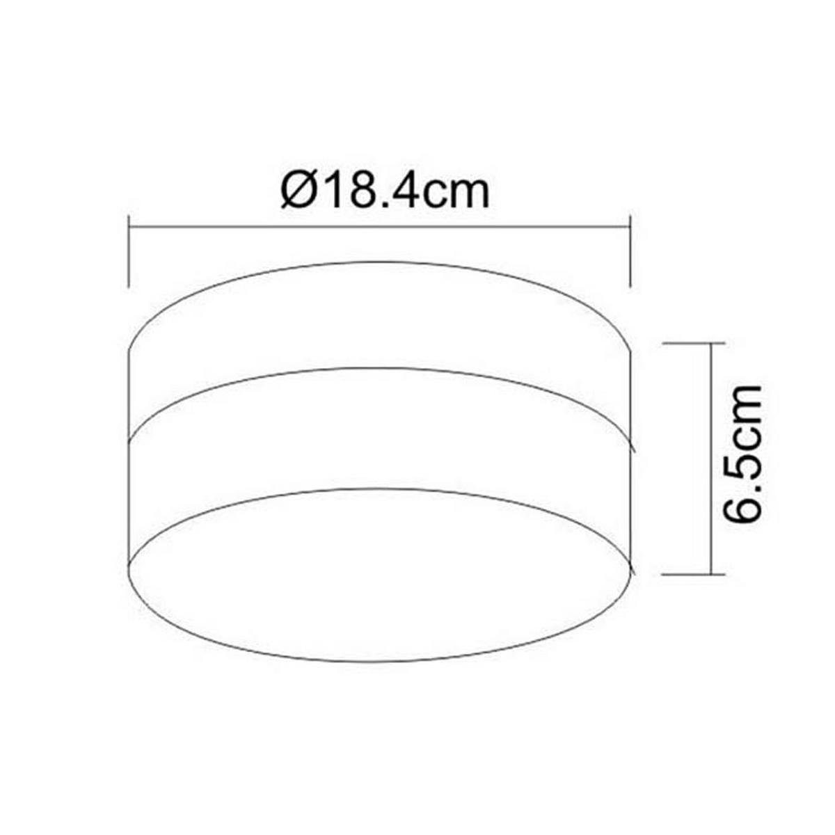 LED AUSSENDECKENLEUCHTE Alu Schwarz Opal - Schwarz, Glas (18.4/18.4/6.5cm) - Globo Lighting