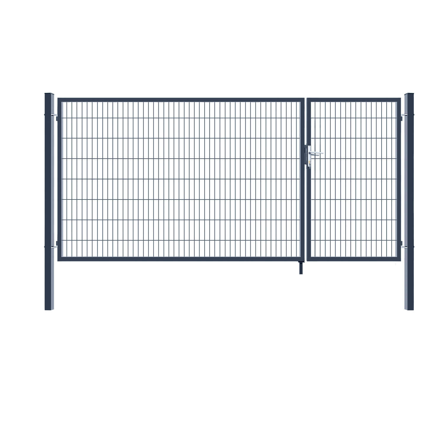 GARTENTOR ADITUS - Anthrazit, 160 x 350 cm - Anthrazit, Metall (350/160cm) - Home Deluxe