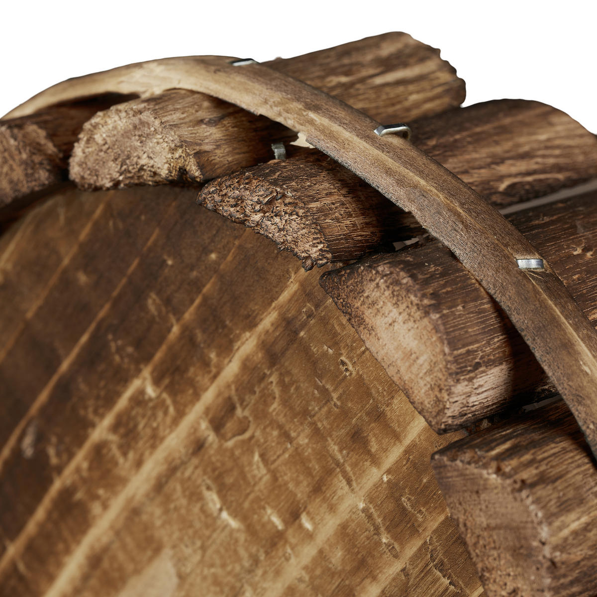 2XBLUMENKASTEN - Braun, Holz/Kunststoff (40/18/14cm) - Relaxdays