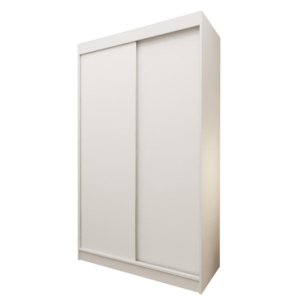 KS Home Concept Kleiderschrank Weiß 120x216x61 cm