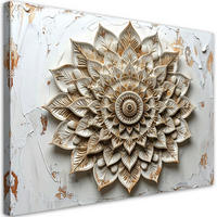 LEINWANDBILD Zen und Orientalisch 45x30cm - Weiß, Textil (45/30cm) - Feeby