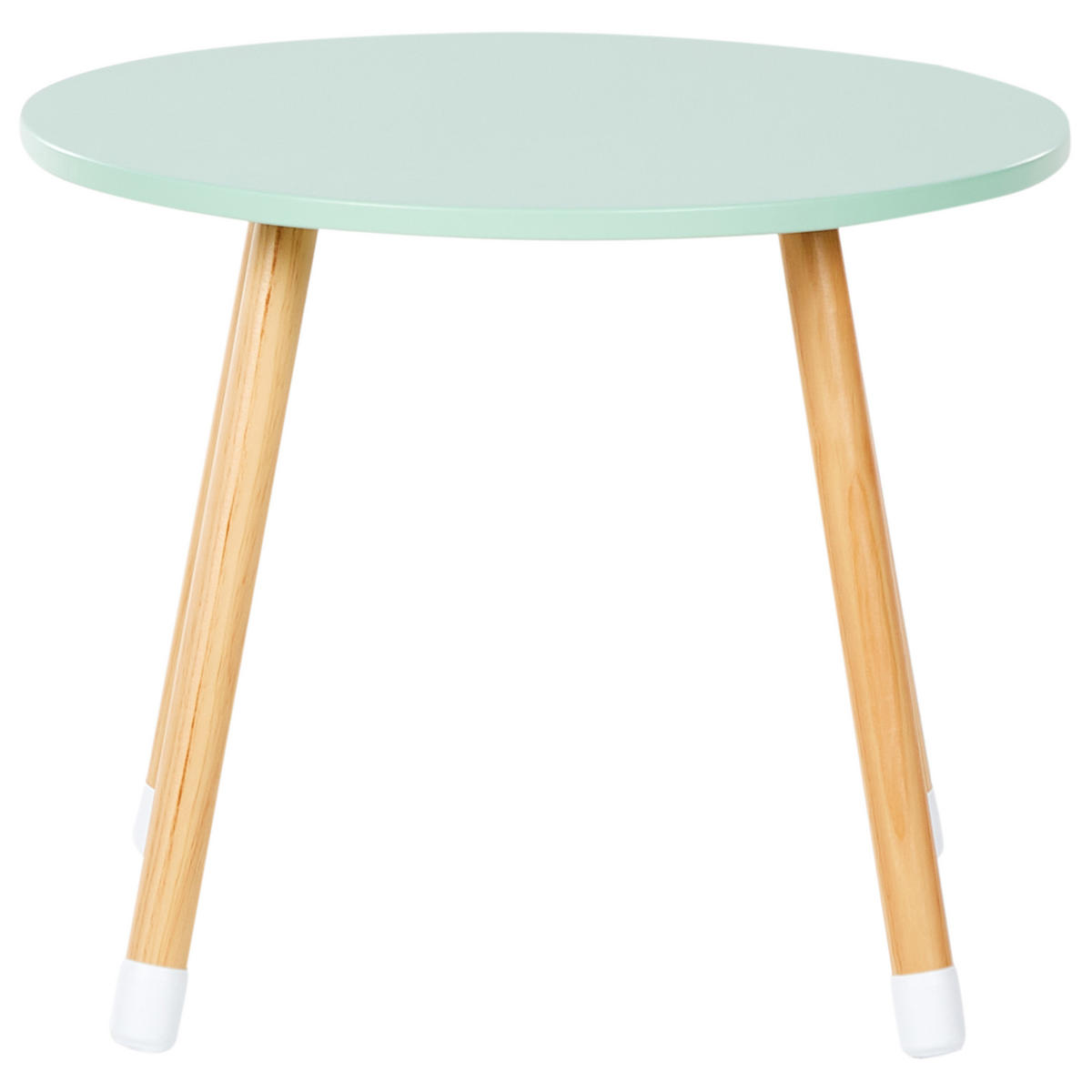 KINDERTISCH mit Stühlen Weiß Robin - Braun, Holzwerkstoff (60/50/60cm) - Beliani