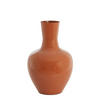 VAZE Nana Orange 44/44/69 cm - Orange, Metall (69cm) - Light & Living