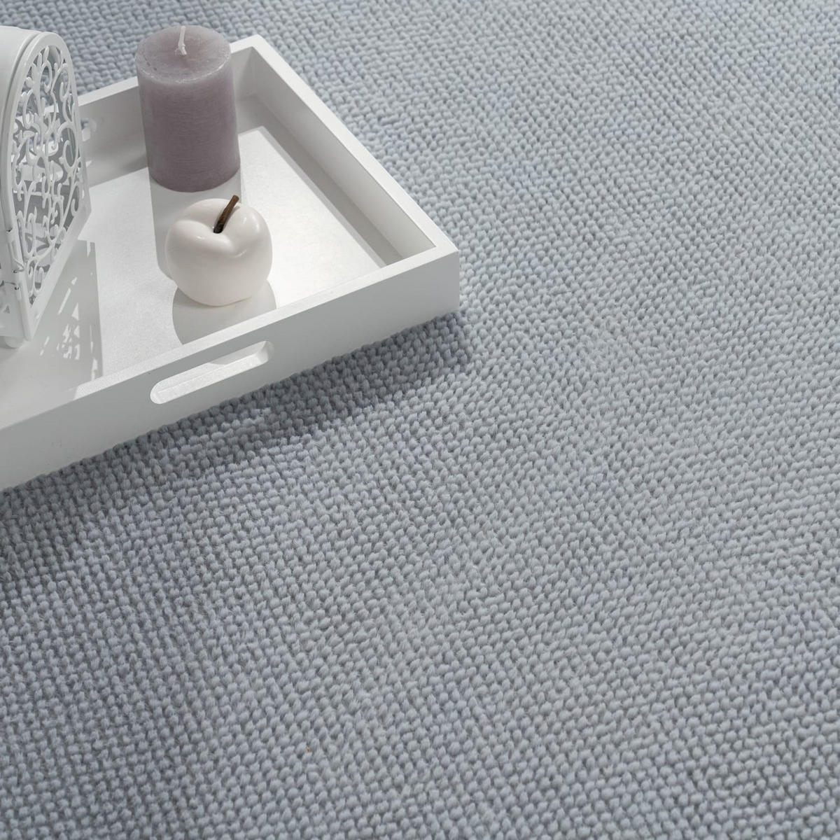 TEPPICH Kurzflor Unifarben Wohnzimmer schmutzabweisend Grau Rechteckig 120x160 - Grau, Textil (120/160cm) - KADIMA DESIGN