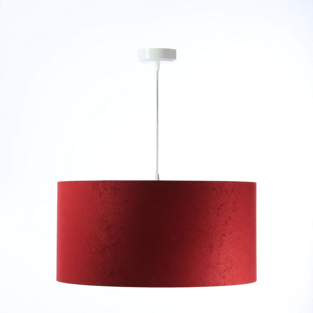 HÄNGELEUCHTE Rot 40/20 cm - Rot/Silberfarben, Kunststoff (40/0.6/20cm) - ONZENO