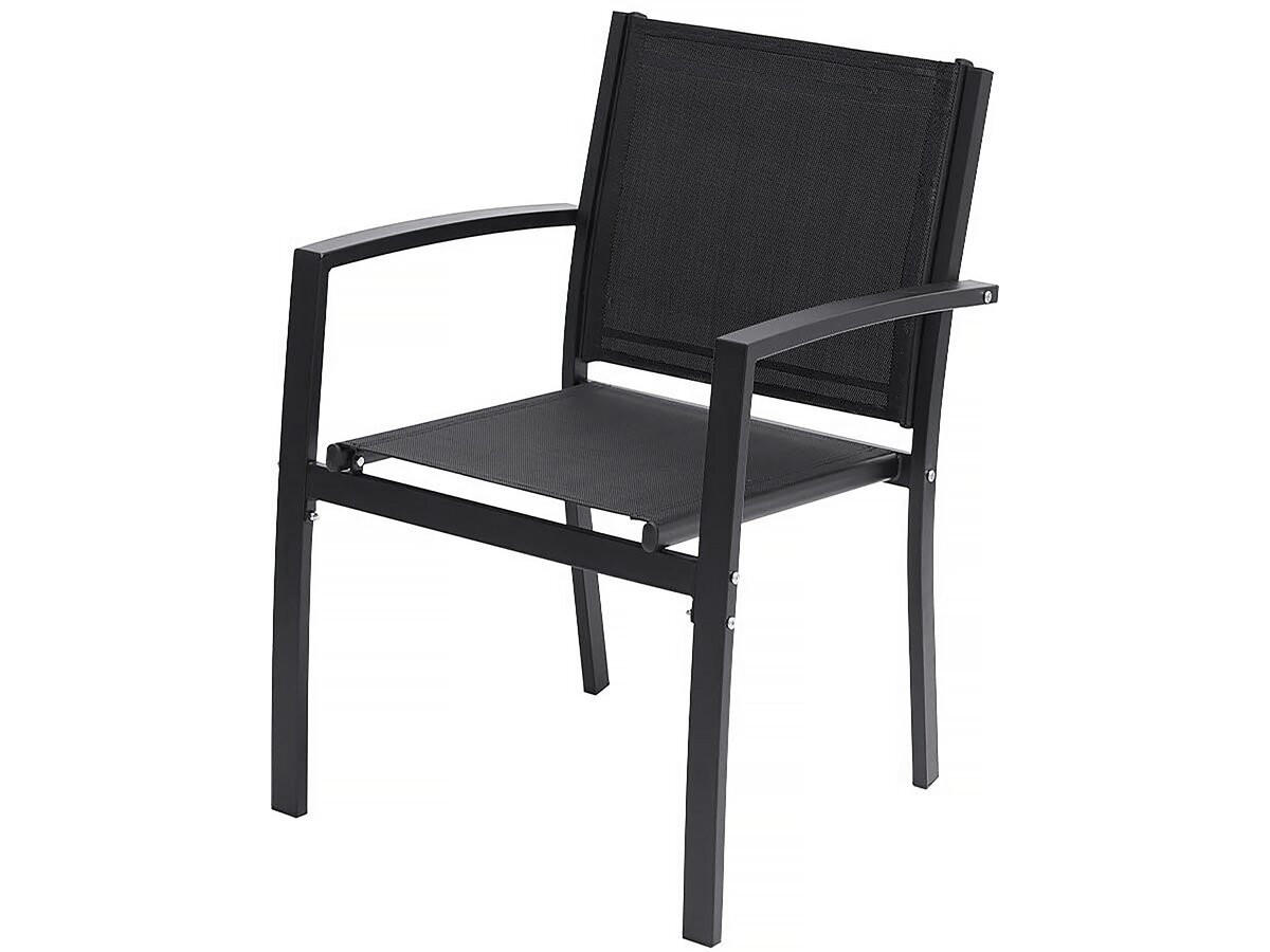 LOUNGEGARNITUR Lino 4-Sitzer Schwarz - Schwarz, Metall - Habitat Garten