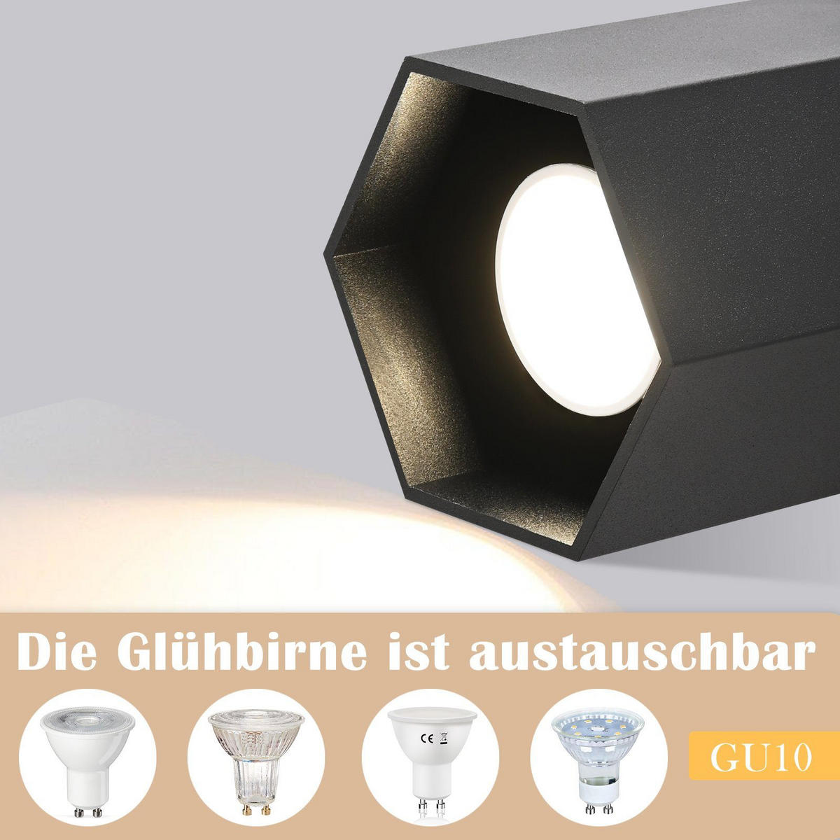 STRAHLER Emma 11/9/11 cm - Schwarz, Metall (11/9/11cm) - Nettlife