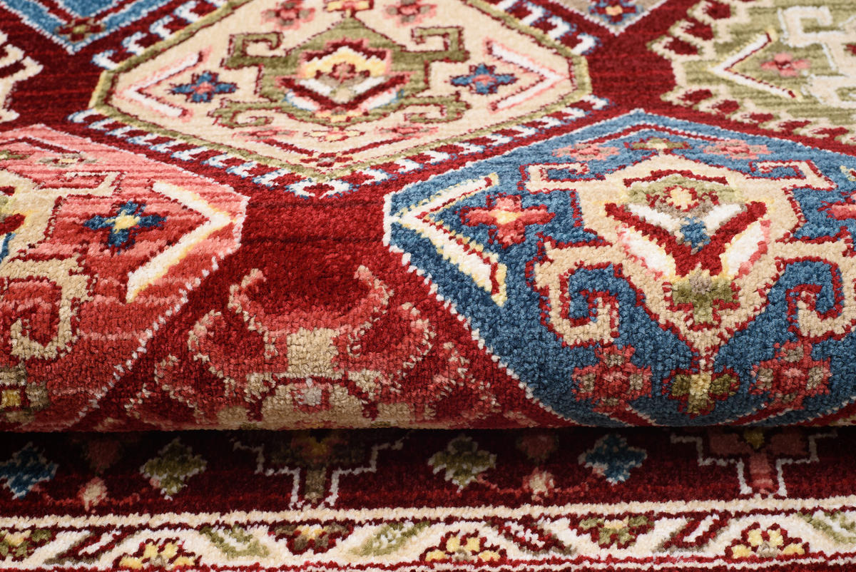 TEPPICH RIVIOLI Rot 80/150 cm - Rot, Textil (80/150cm) - Tapiso