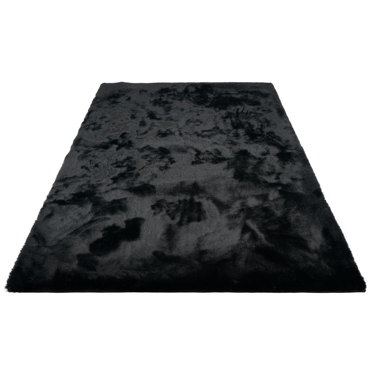 FELLTEPPICH CLOUD SUPER SOFT 120/170 cm Schwarz - Schwarz, Textil (120/170cm) - Consilio Concept