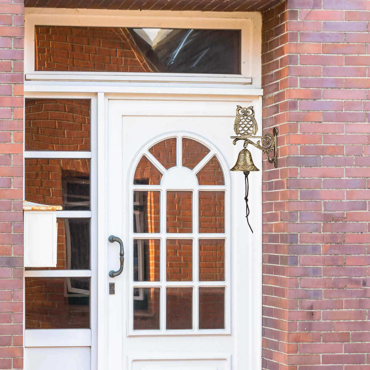 TÜRGLOCKE - Goldfarben, Textil/Metall (19/26.5/11cm) - Relaxdays