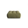 POUF Bloom aus Samt hellgrün - Hellgrün, Textil (101/42/110cm) - Micadoni
