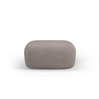 POUF Jenny aus Boucle hellbraun - Hellbraun, Textil (88/40/90cm) - Micadoni