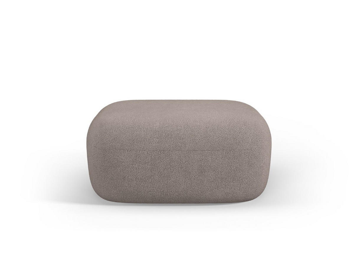 POUF Jenny aus Boucle hellbraun - Hellbraun, Textil (88/40/90cm) - Micadoni