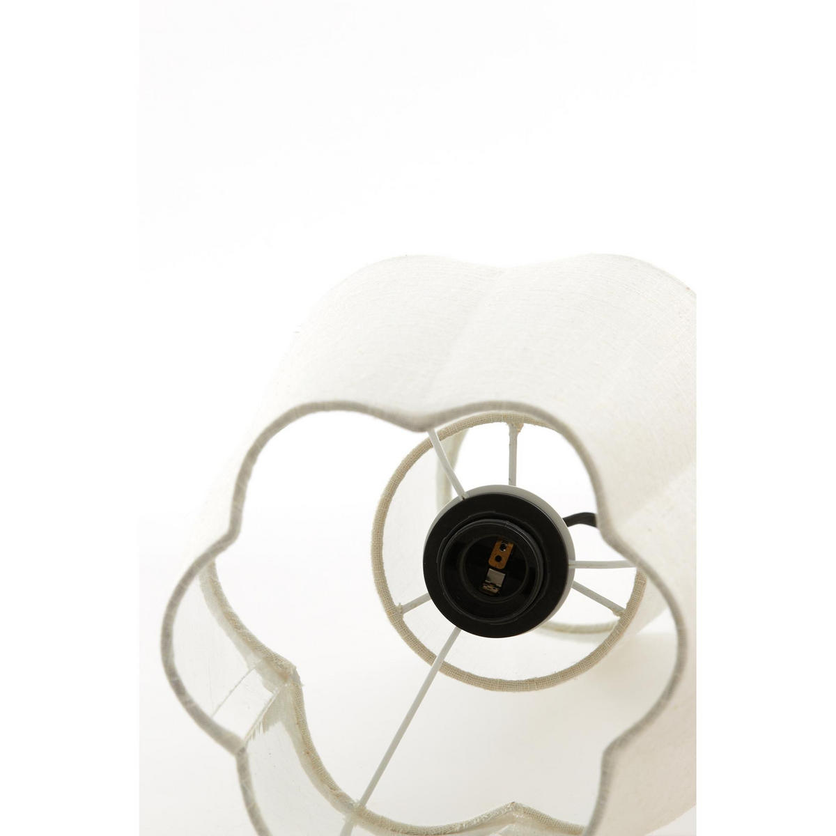 TISCHLAMPE Musaby Braun 25/25/50 cm - Braun, Textil (25/25/50cm) - Light & Living