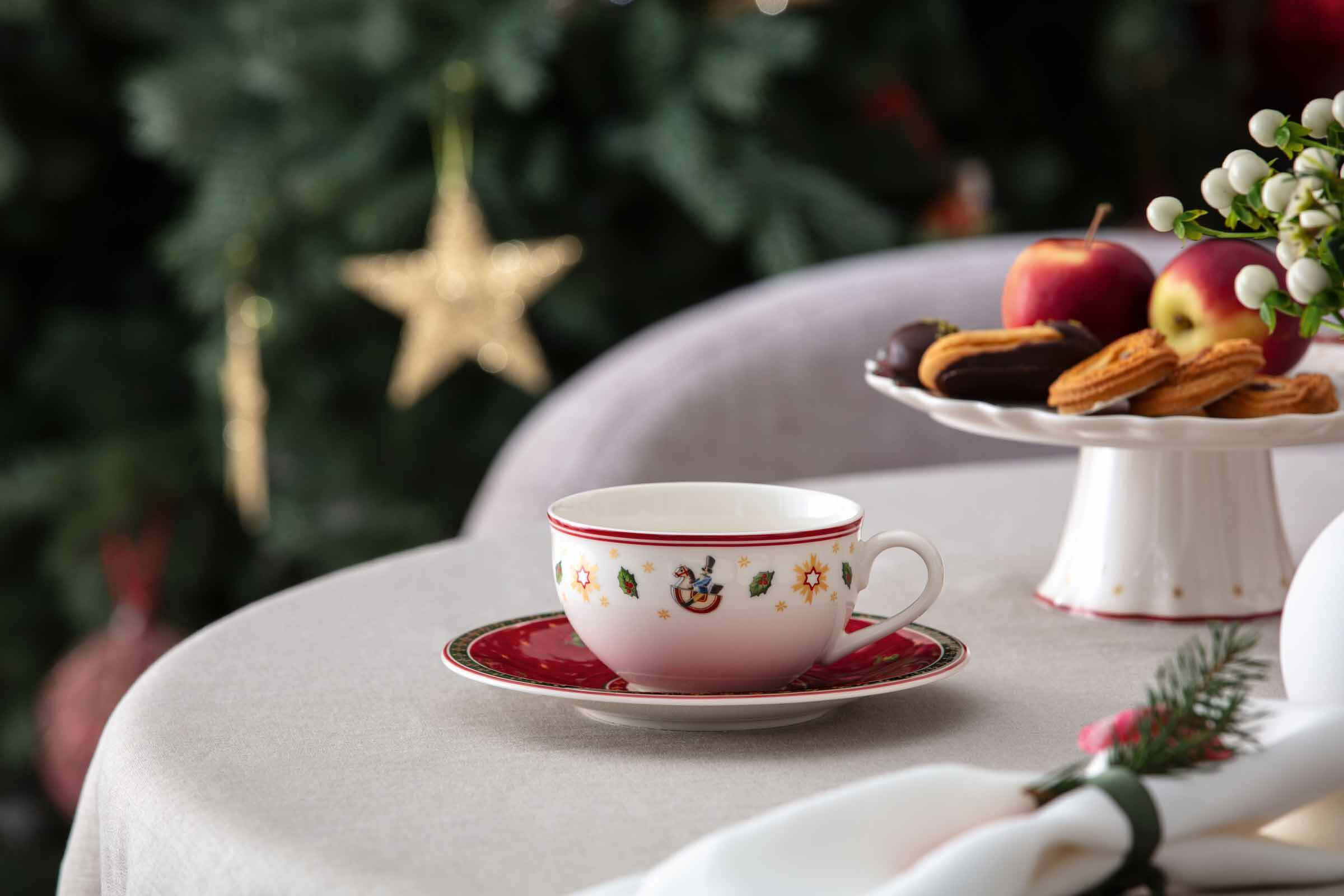 KAFFEETASSEN MIT UNTERTASSEN Toy's Delight rot 170 ml 12er Set - Rot, Keramik (16.7/8/16.7cm) - Villeroy & Boch