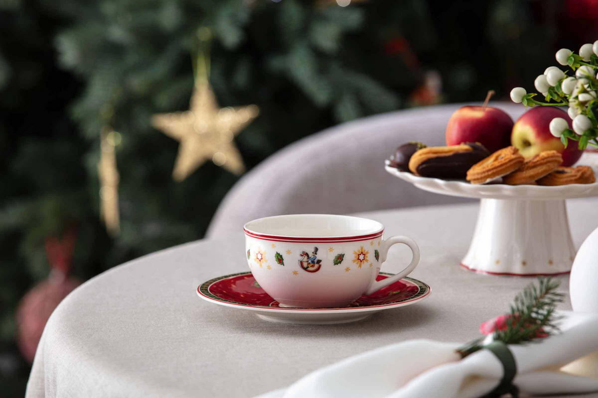 KAFFEETASSEN MIT UNTERTASSEN Toy's Delight rot 170 ml 12er Set - Rot, Keramik (16.7/8/16.7cm) - Villeroy & Boch