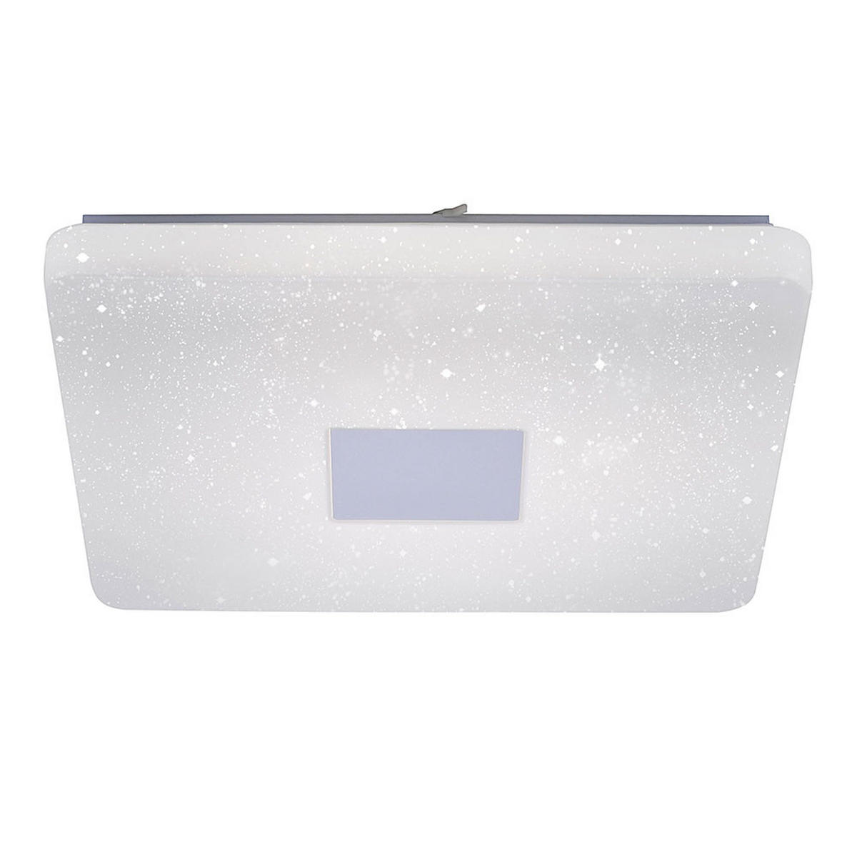 LED DECKENLAMPE Weiß Stahl CCT Dimmbar - Weiß, Metall (60/60/9.5cm)