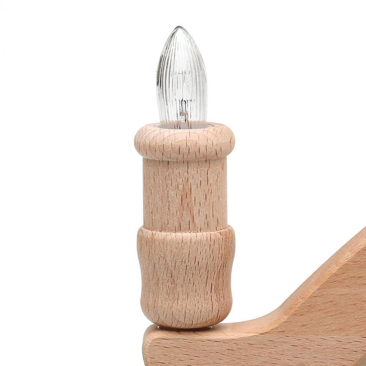 SCHWIBBOGEN Eisenbahn 7-flammig - Multicolor, Holz (0.1/1/0.1cm) - Dekoteam24