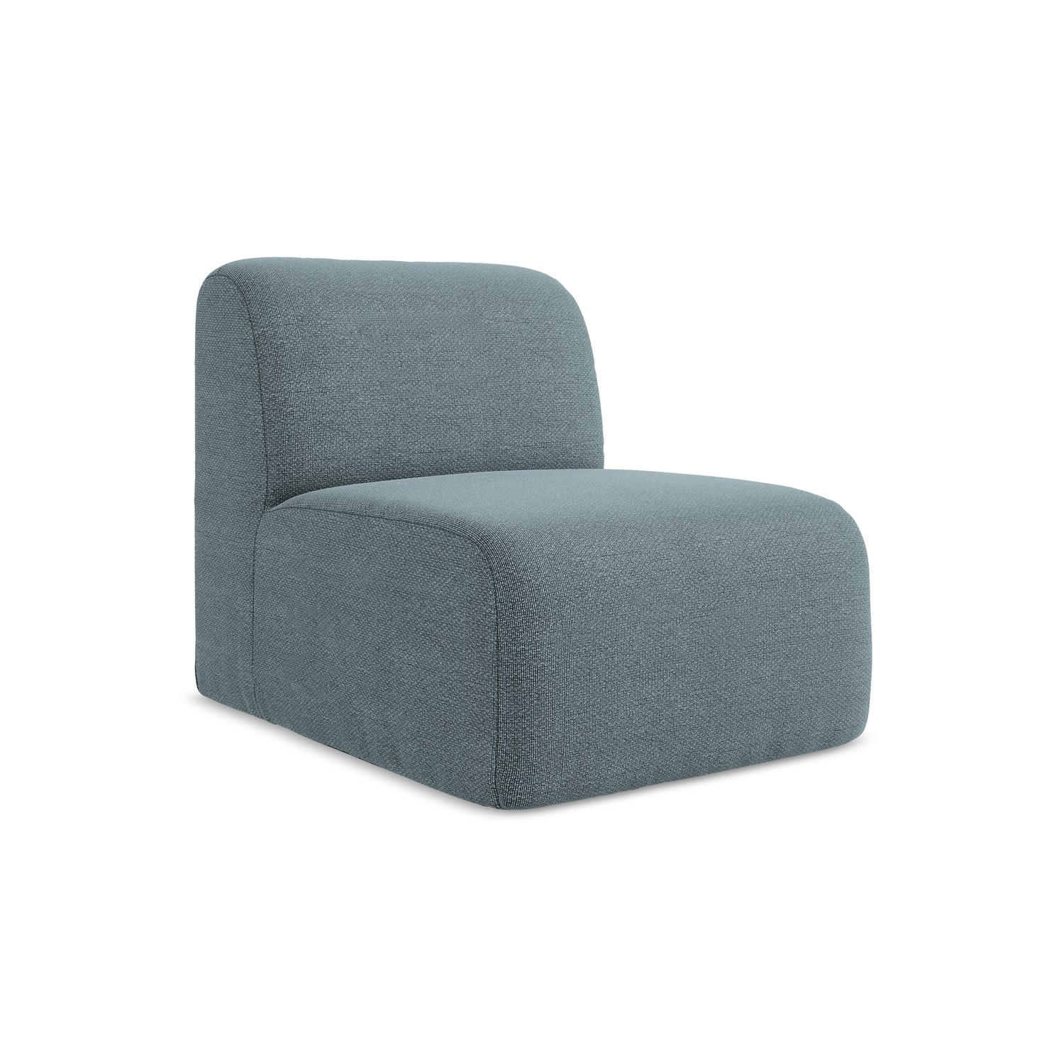 LaMiaSofa Sofaelement Blaugrau 70x75x94 cm