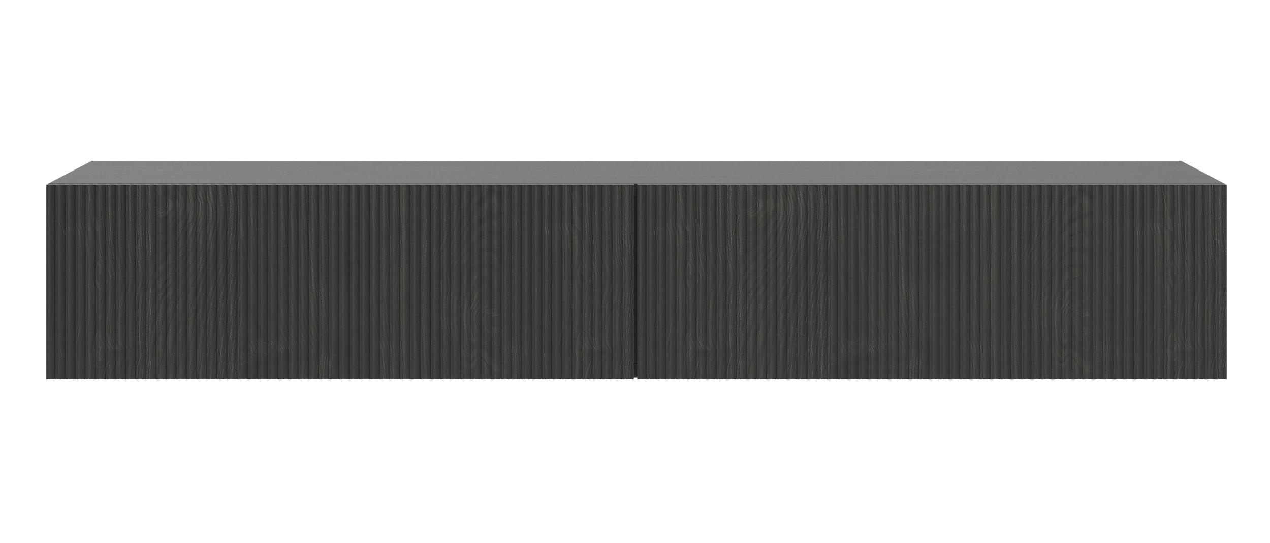 TV-HÄNGEBOARD Nolie Holzoptik Esche Schwarz 175 cm - Schwarz, Holz/Holzwerkstoff (175.5/28.5/31.6cm) - Selsey