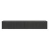 TV-HÄNGEBOARD Nolie Holzoptik Esche Schwarz 175 cm - Schwarz, Holz/Holzwerkstoff (175.5/28.5/31.6cm) - Selsey