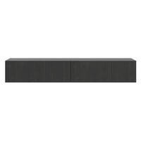 TV-HÄNGEBOARD Nolie Holzoptik Esche Schwarz 175 cm - Schwarz, Holz/Holzwerkstoff (175.5/28.5/31.6cm) - Selsey
