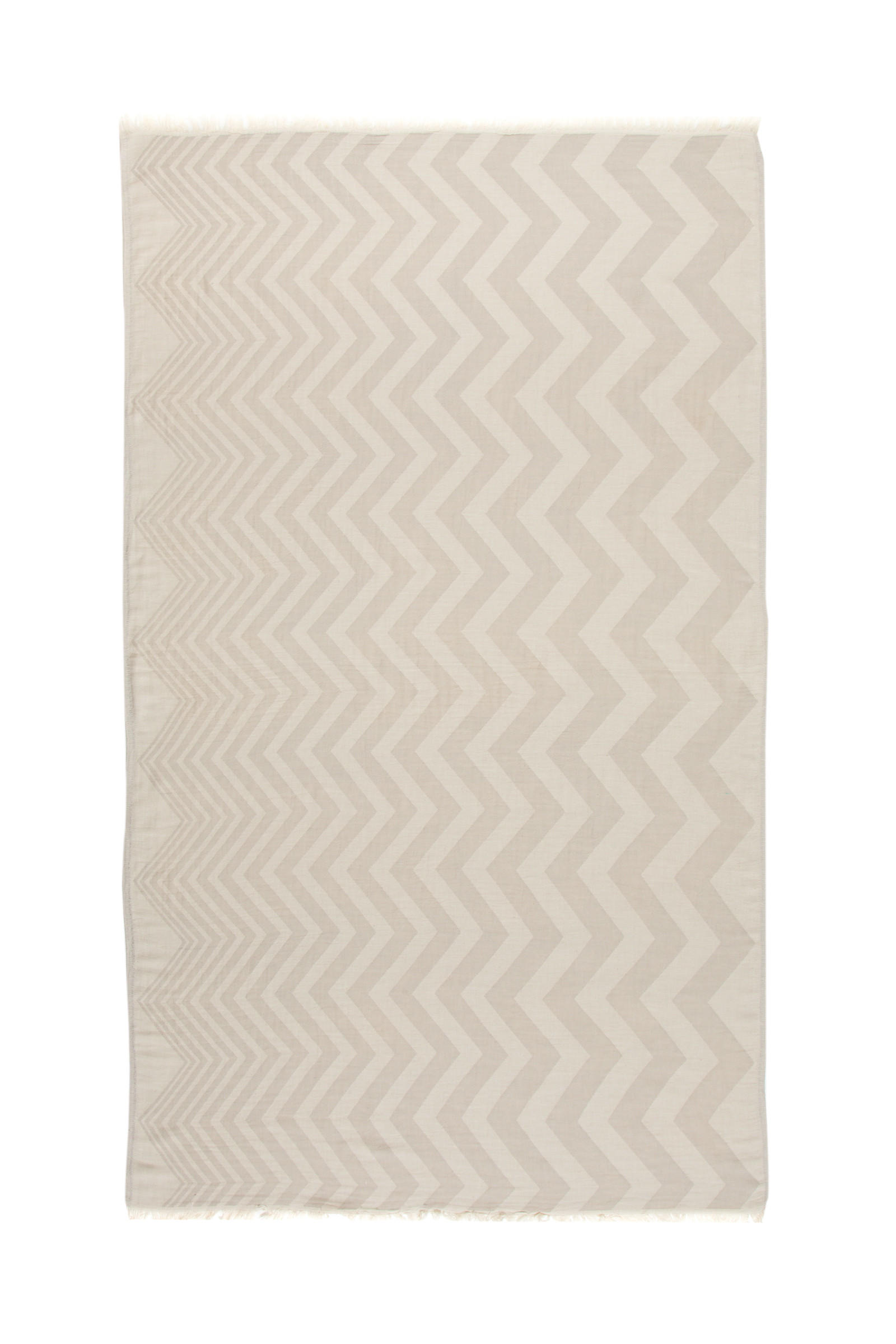 HAMAMTUCH Zickzack 100x180 Grau - Grau, Textil (180/100cm) - Villa Möbel
