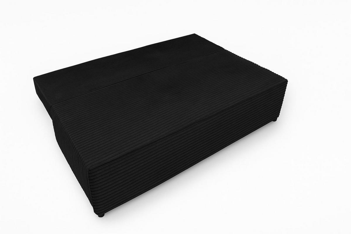 SCHLAFSOFA mit Bettkasten DUO, Stoff Velo, Graphit - Graphitfarben, Holz (198/89/90cm) - Kaiser Möbel