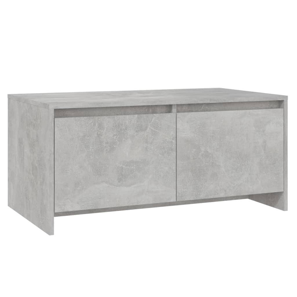 COUCHTISCH Betongrau 90x50x41,5 cm Holzwerkstoff - Grau, Holzwerkstoff (90/50/41.5cm) - furnicato