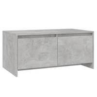 COUCHTISCH Betongrau 90x50x41,5 cm Holzwerkstoff - Grau, Holzwerkstoff (90/50/41.5cm) - furnicato
