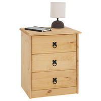 NACHTKOMMODE BARRIO - Naturfarben, Holz (47/57/37cm) - CARO-Möbel