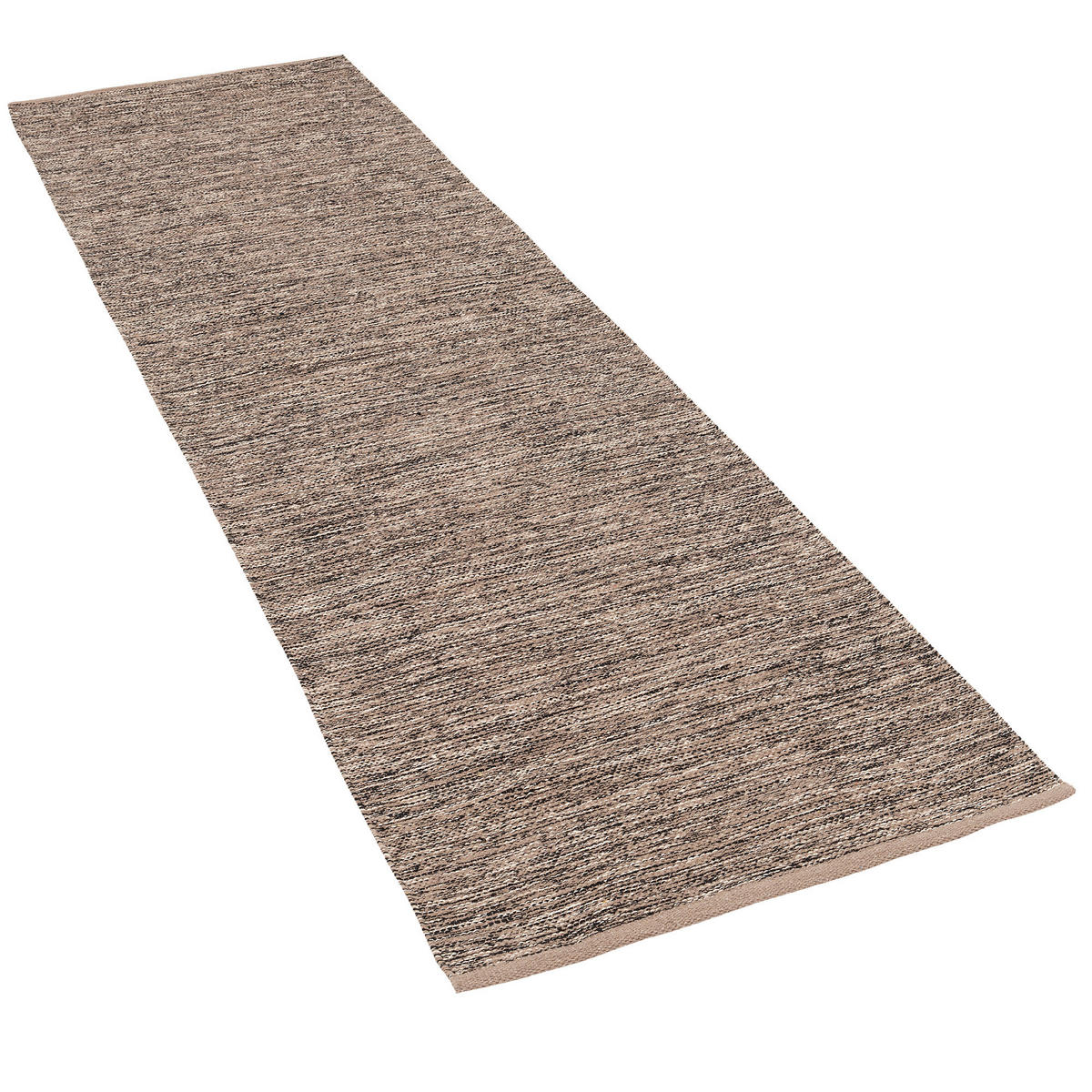 BAUMWOLLE KELIM TEPPICH LÄUFER EASY - Braun, Textil (90/160cm) - Pergamon